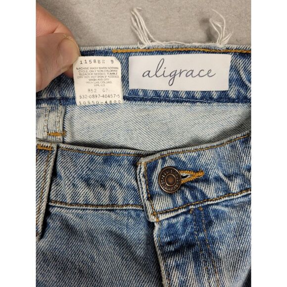 Vintage Levis 550 Jeans Women's JUNIORS 11 L (26 x 25) ALIGRACE Distressed Holes - Picture 4 of 10